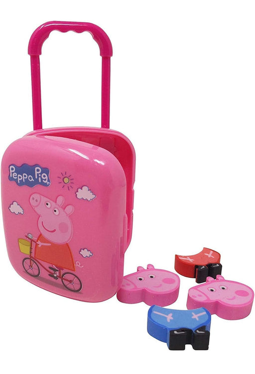 Peppa Pig Erasers in a Trolley Box for Kids - Pack of 3 Pieces Beautiful Packaging - eLocalshop