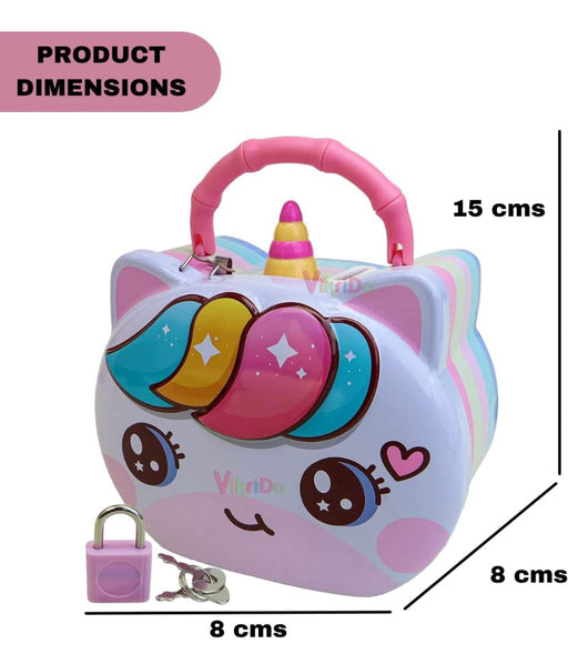 Unicorn Money Bank for Kids, Kids Coin Box, Cartoon Toy, Piggy Bank for Kids - eLocalshop
