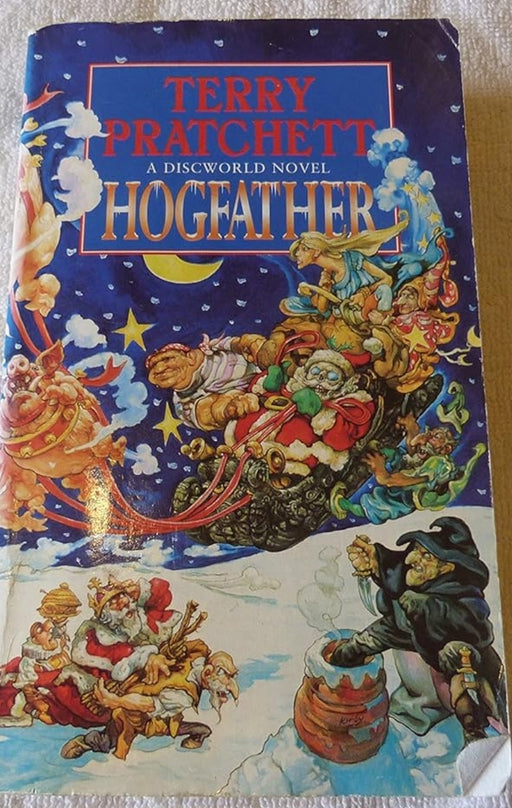 Hogfather by Terry Pratchett - old paperback - eLocalshop