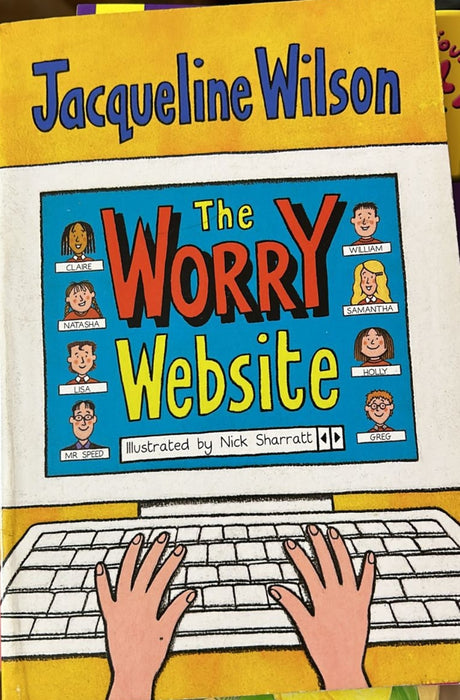 The Worry Website by Jacqueline Wilson- old paperback - eLocalshop