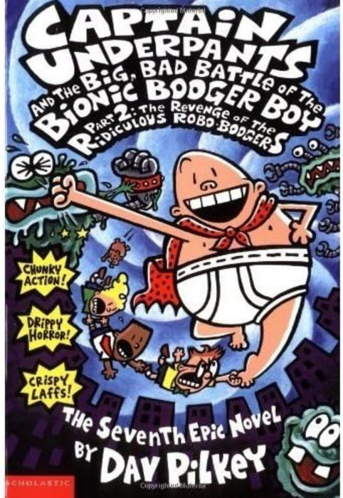 Captain underpants the 7th epic novel by Dav pilke - old paperback - eLocalshop