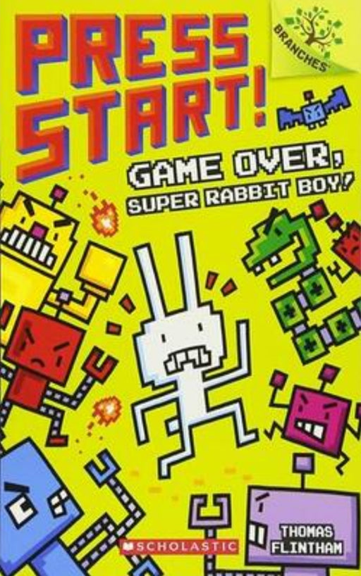 Game Over, Super Rabbit Boy!: A Branches Book by Thomas Flintham - old paperback - eLocalshop