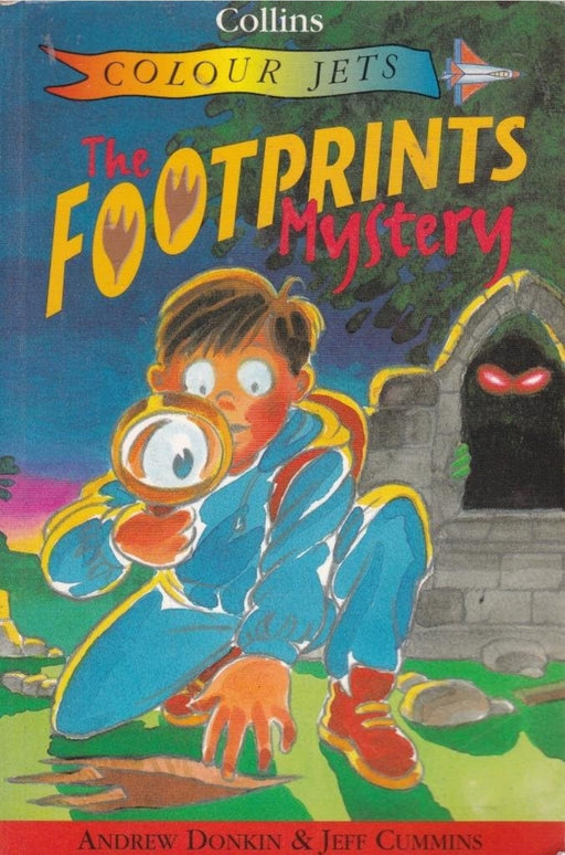 The Footprints Mystery (Colour Jets) by Andrew Donkin - old paperback - eLocalshop