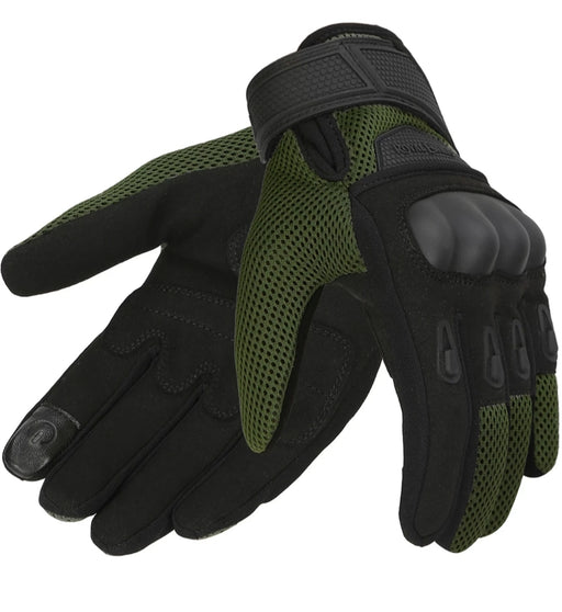 Royal Enfield Rambler V2 Riding Gloves Riding Gloves  - size XL (Olive & Black) - eLocalshop