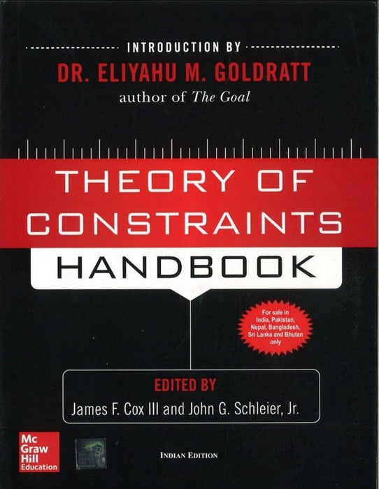 Theory of Constraints  Handbook by James Cox Iii Refurbished