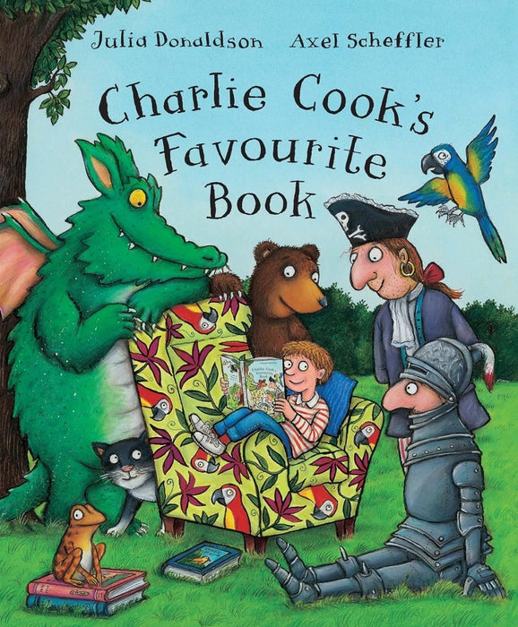 Charlie Cook's Favourite Book Big Book by Julia Donaldso - old paperback