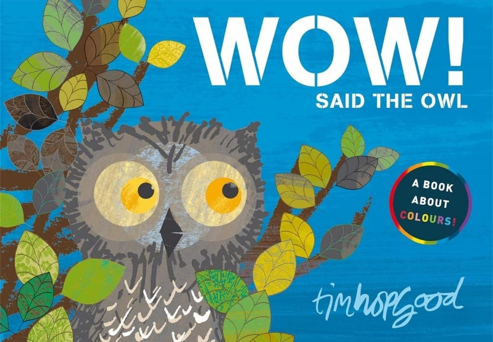 WOW! Said the Owl: A First Book of Colours by Tim Hopgood - old paperback