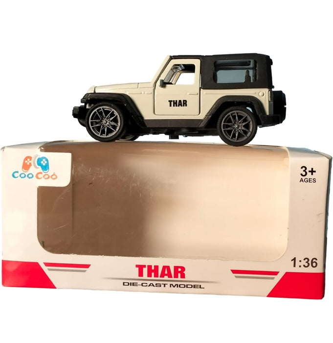 Thar Die-cast car model - white