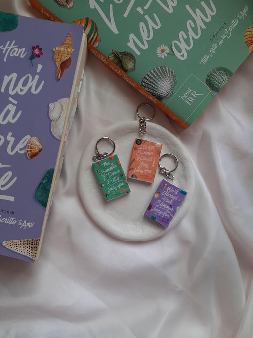 mini books keychain/ the summer i turned pretty/ customizable