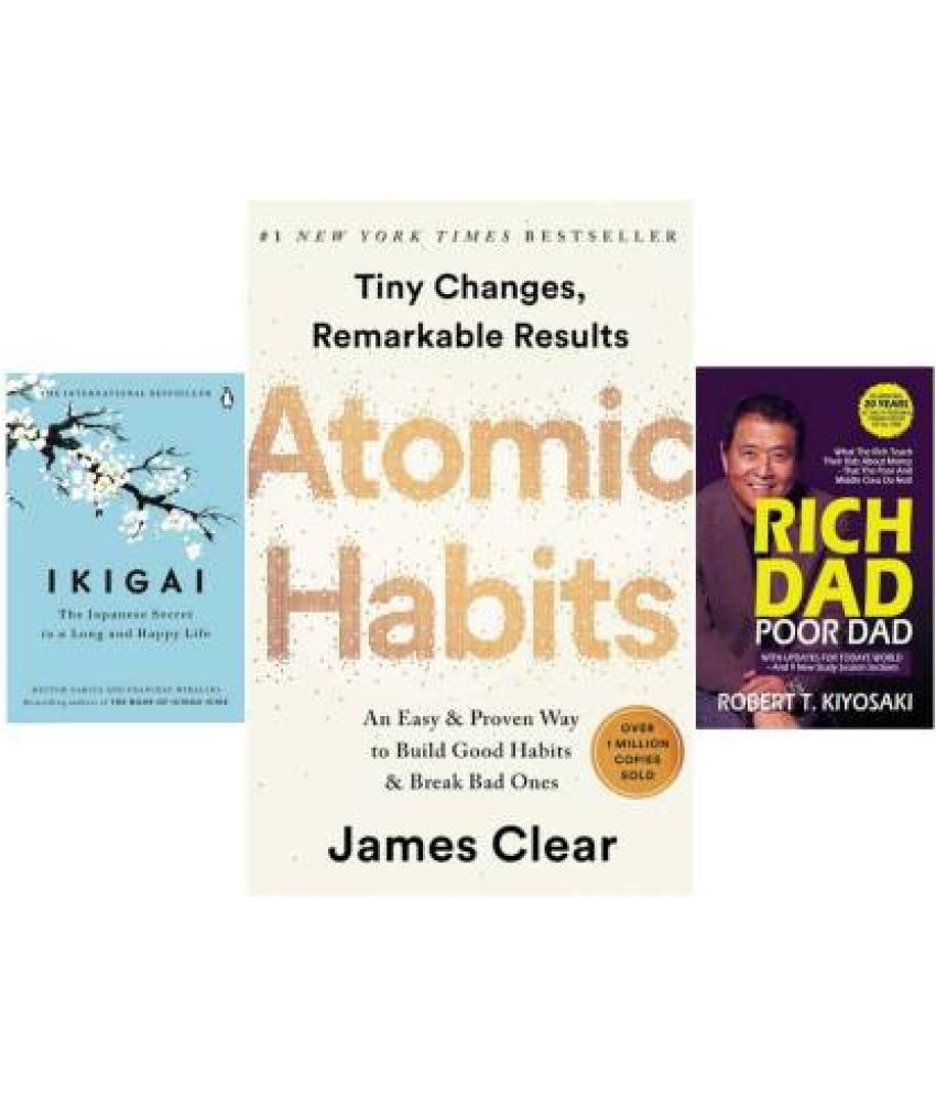 Ikigai Atomic Habits Rich Dad Poor Dad Paperback Elocalshop