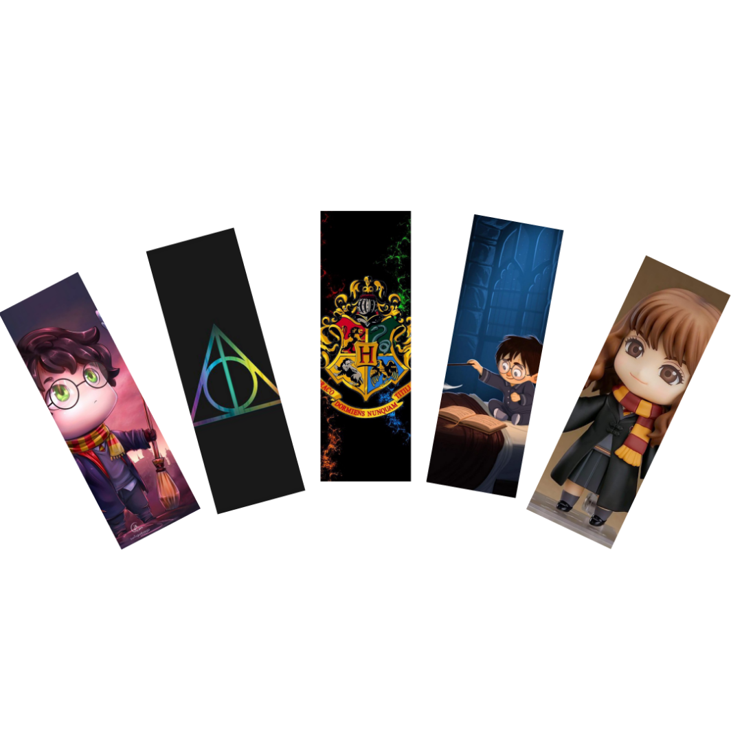 Set of 4 Harry Potter Hogwarts Inspired Bookmarks